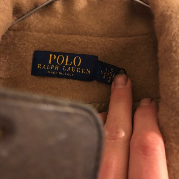 Polo Ralph Lauren made in Italy camel hair coat - Picture 8 of 8
